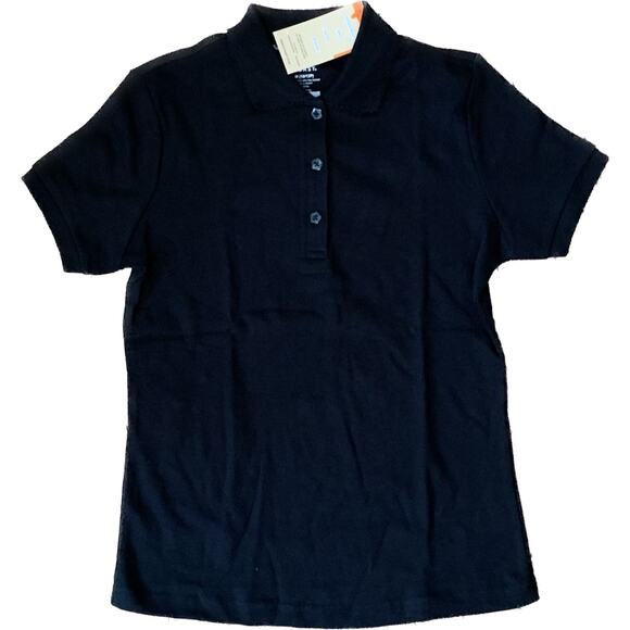 Girl's Short Sleeve Polo Shirt - Size 10-12 Plus - Picture 3 of 4